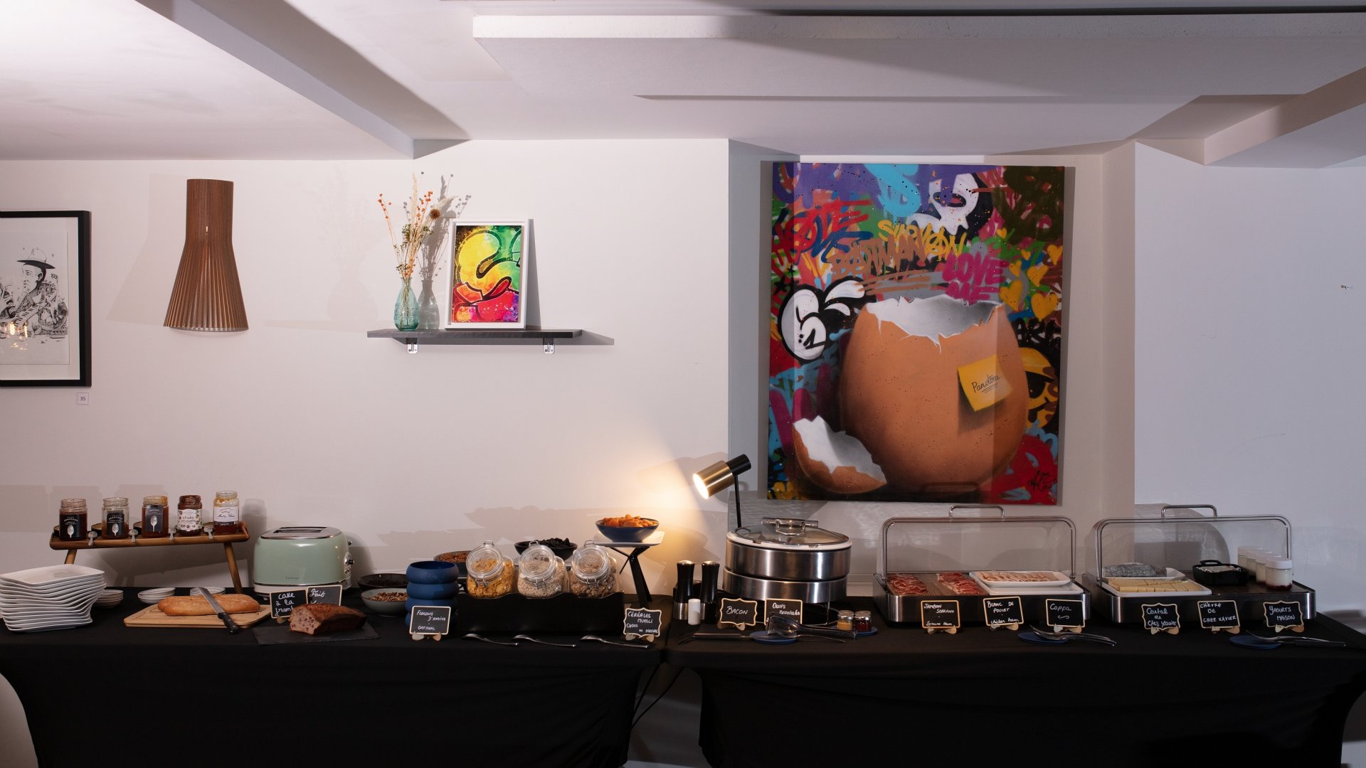 Buffet petit-déjeuner